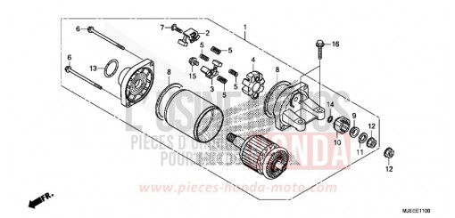 MOTEUR DE DEMARRAGE CB650FAG de 2016